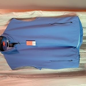 St. John's Bay Blue Wind Breaker men's size Large New w/tag
